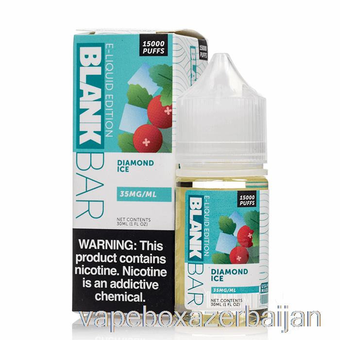 E-Juice Vape Diamond Ice - BLANK BAR Salts - 30mL 50mg